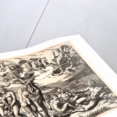 The Judgment of Paris, ca. 1517-1520 (possibly printed later 16th century) by Marco Dente