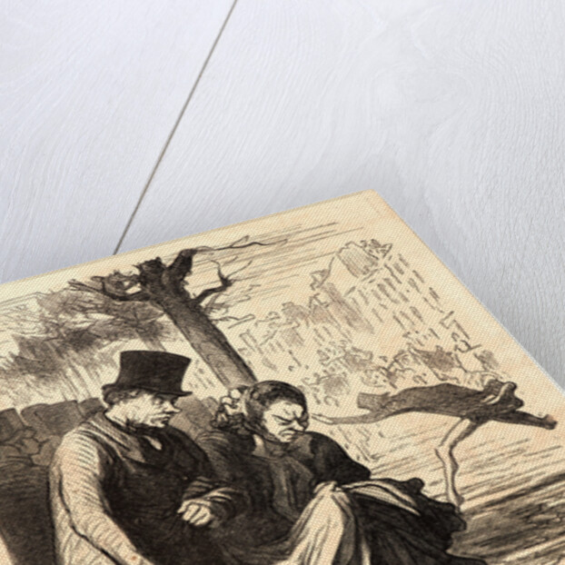 Affreux Macadam!, 1862 by Honoré Daumier