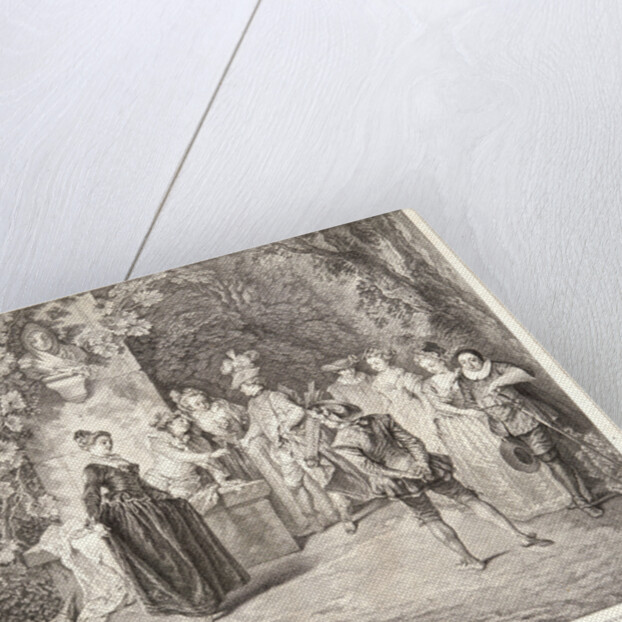 Love in the French Theater (L'Amour au Théâtre François), 1734 by Charles-Nicolas Cochin I