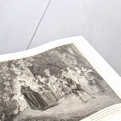 Love in the French Theater (L'Amour au Théâtre François), 1734 by Charles-Nicolas Cochin I