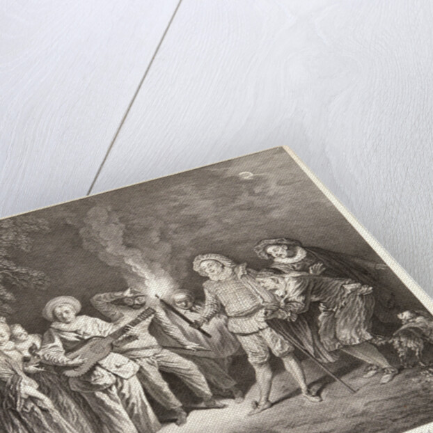 Love in the Italian Theater (L'Amour au Théâtre Italien), 1734 by Charles-Nicolas Cochin I