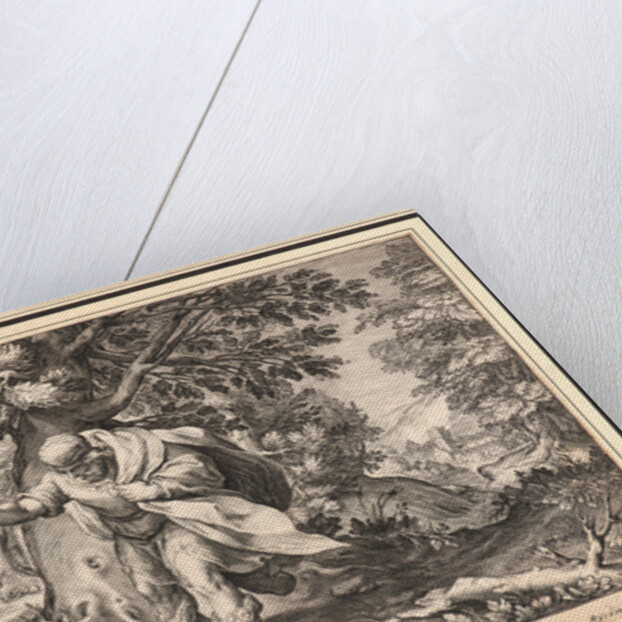 Tiresias, in the Form of a Woman, Striking Two Coupled Snakes with His Staff, ca. 1615 by Anonymous