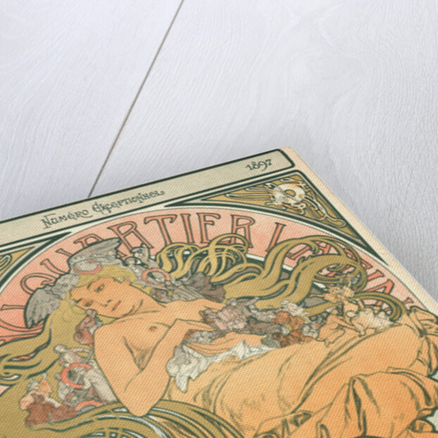 Au Quartier Latin, 1897 by Alphonse Mucha