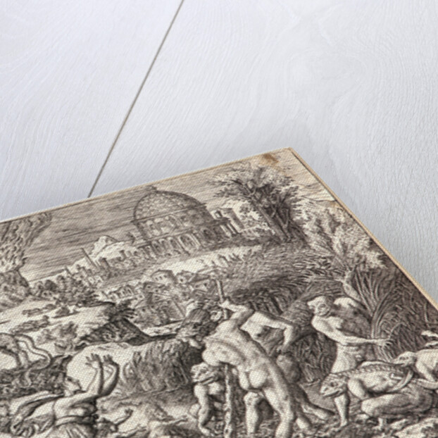 Latona Transforms the Lykian Peasants Who Had Insulted Her into Frogs by Etienne Delaune