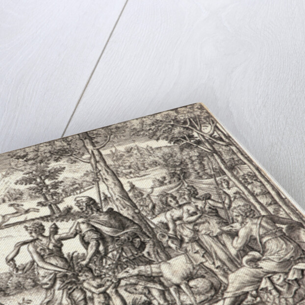 Diana Receiving the Giant Orion, Followed by Her Suite, 16th century by Etienne Delaune