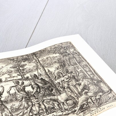 Diana Receiving the Giant Orion, Followed by Her Suite, 16th century by Etienne Delaune