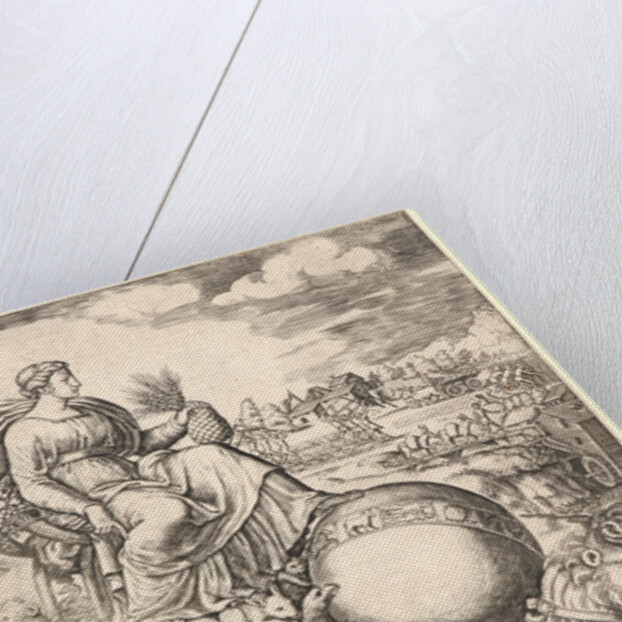 Cybele on her Chariot, 16th century by Master of the Die