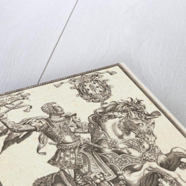 Equestrian Portrait of Ottavio Farnese, ca. 1550-1560 by Cristofano Bertelli