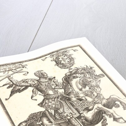 Equestrian Portrait of Ottavio Farnese, ca. 1550-1560 by Cristofano Bertelli