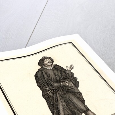 Scaramouche, ca. 1680-1690 by Nicolas Bonnart