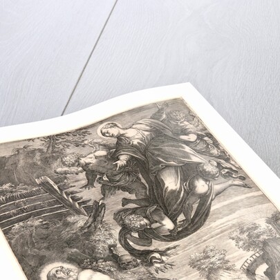 The Virgin Appearing to St. Jerome, 1588 by Agostino Carracci
