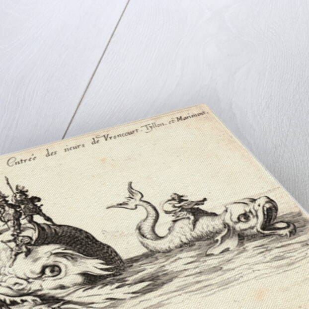 Entree de MM. de Vroncourt, Tyllon et Marimon, 17th century by Jacques Callot