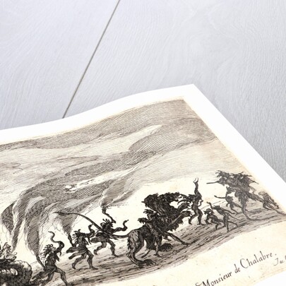 Entree de MM. de Couvonge et de Chalabre, 17th century by Jacques Callot