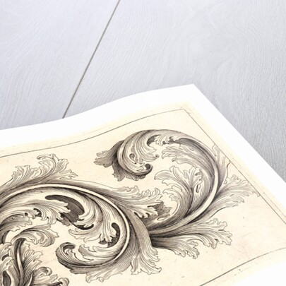 Plate 3 from the set of Twelve Ornament Friezes, ca. 1670 by Domenico Bonavera