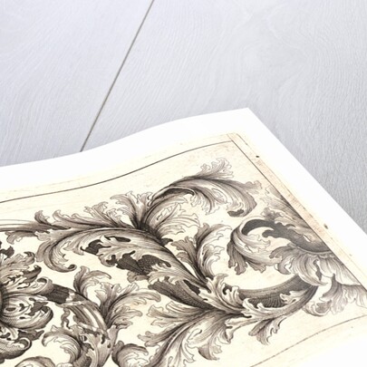 Plate 4 from the set of Twelve Ornament Friezes, ca. 1670 by Domenico Bonavera