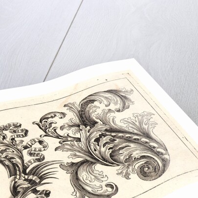 Plate 7 from the set of Twelve Ornament Friezes, ca. 1670 by Domenico Bonavera