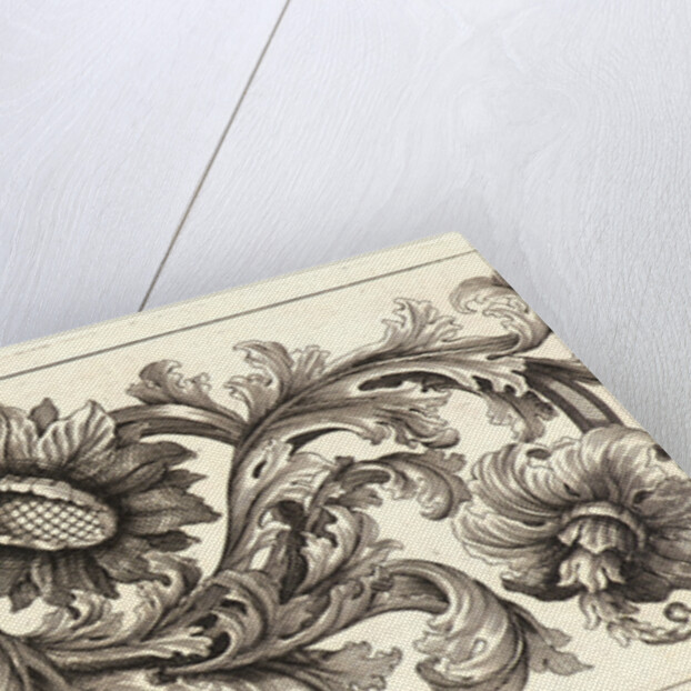 Plate 9 from the set of Twelve Ornament Friezes, ca. 1670 by Domenico Bonavera