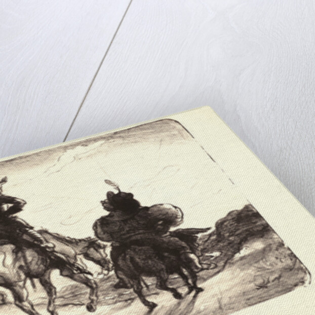 Don Quixote and Sancho Panza, 1890 by Louis Anquetin