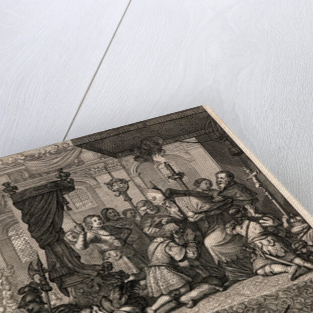 Coronation of Charles VII at Reims, ca. 1657 by Abraham Bosse