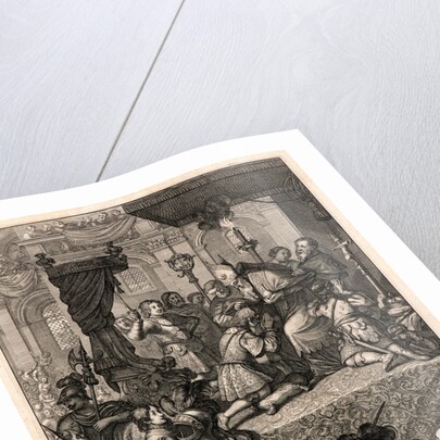 Coronation of Charles VII at Reims, ca. 1657 by Abraham Bosse