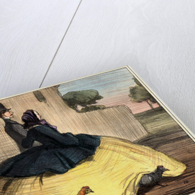 Une Erreur Excusable, 1857 by Honoré Daumier