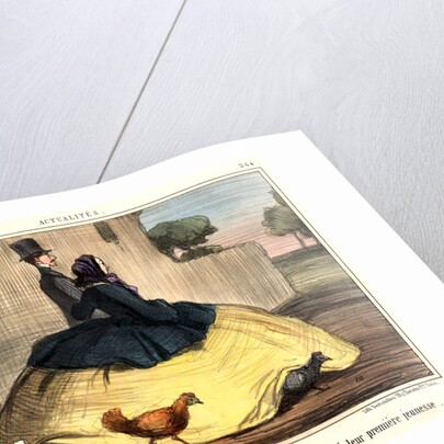 Une Erreur Excusable, 1857 by Honoré Daumier