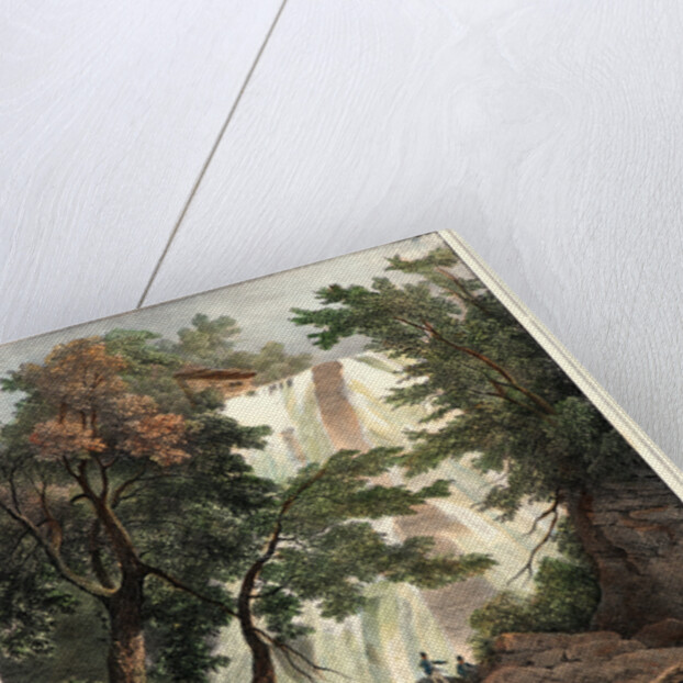 Falls on the Flint River, ca. 1827-1828 by Louis-Pierre-Alphonse Bichebois