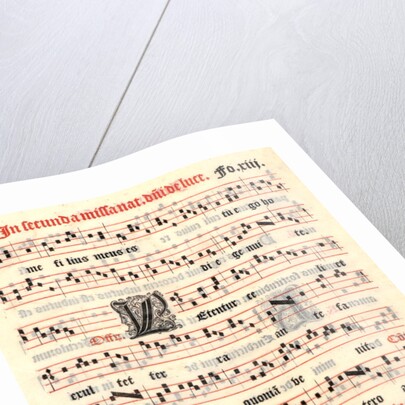 Leaf from a French Psalter, 1551 by Anonymous