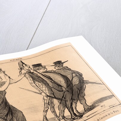 MMrs. Cobden, Gladstone et Brigth... sic, 1856 by Honoré Daumier