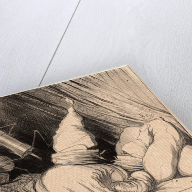 Un Cauchemar de Mimi, 1850 by Honoré Daumier