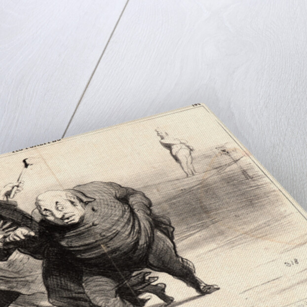 Air connu—Oh! Richard, oh! mon roi.., 1851 by Honoré Daumier