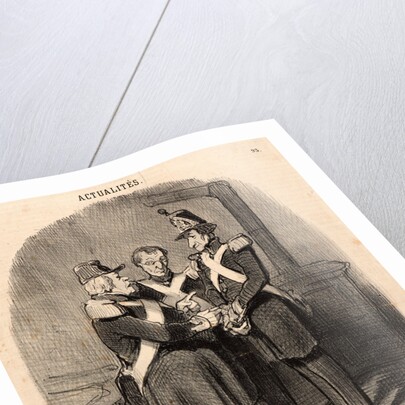 Expliquez-moi-donc, monsieur Badoulard.., 1851 by Honoré Daumier