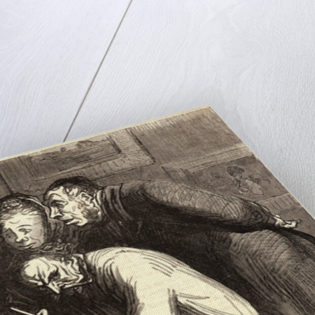 Avant le Salon.—Peintres et Bourgeois.—La dernier main, 1862 by C. Maurand