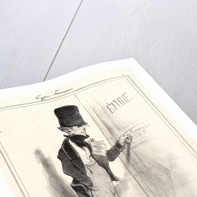Le Petit Clerc, 1835 by Honoré Daumier