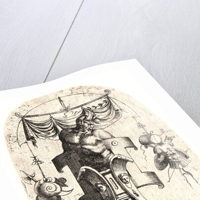 Satyr Leaning to the Right, ca. 1543- 1545 by Jean Mignon
