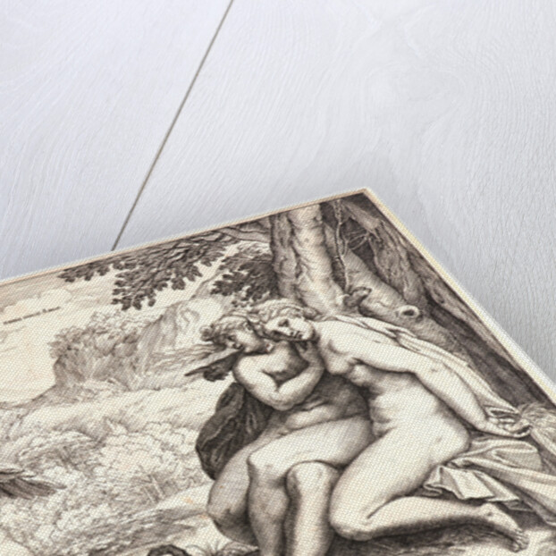 Omnia Vincit Amor, 1599 by Agostino Carracci