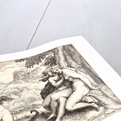 Omnia Vincit Amor, 1599 by Agostino Carracci