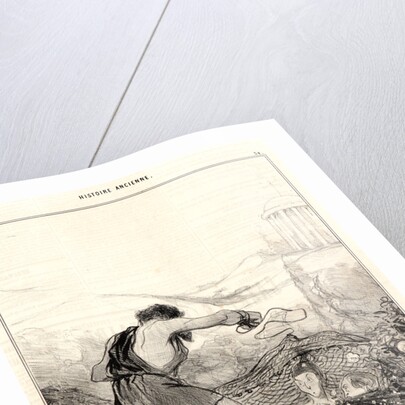 Les filets de Vulcain, 1842 by Honoré Daumier