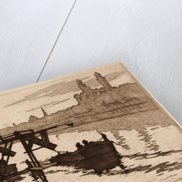 The Seine at the Trocadero (The Trocadero Seen from the Left Bank), 1894 by Eugène Bejot