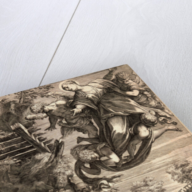 The Madonna Appearing to St. Jerome, 1588 by Agostino Carracci