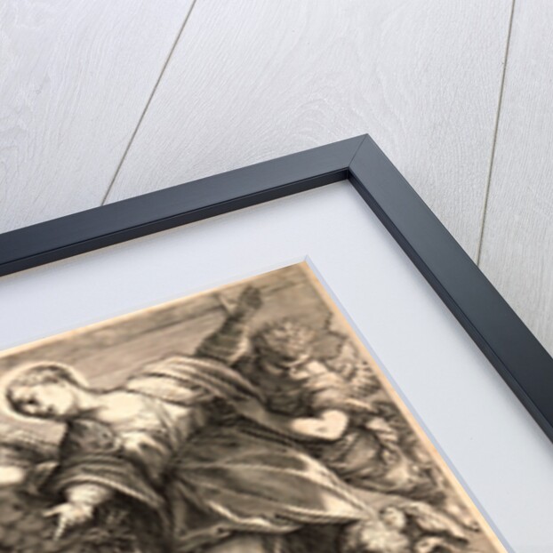 The Madonna Appearing to St. Jerome, 1588 by Agostino Carracci