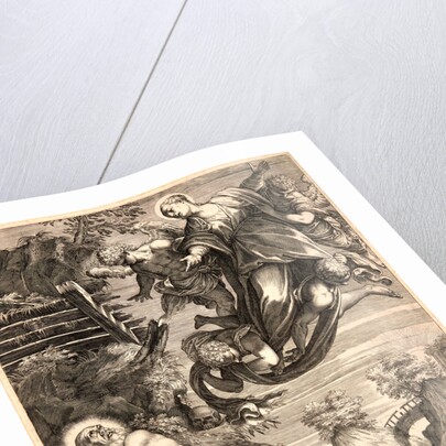 The Madonna Appearing to St. Jerome, 1588 by Agostino Carracci