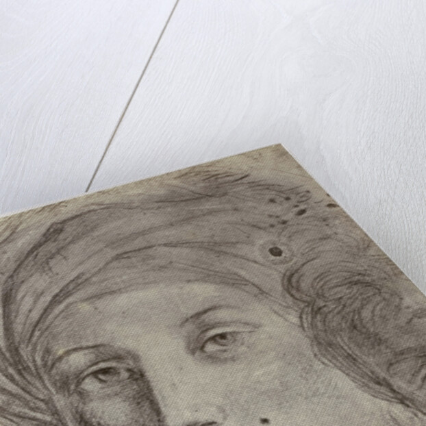 His Wife's Portrait by Anonymous