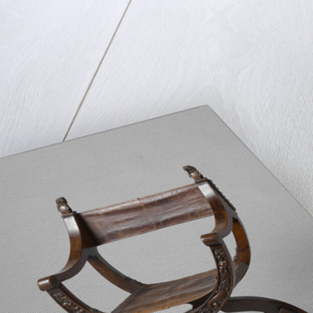 Folding X-chair by Anonymous