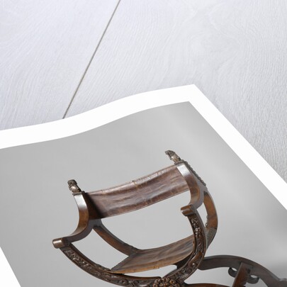 Folding X-chair by Anonymous