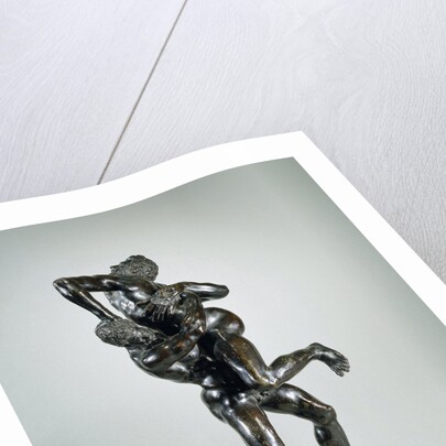 Hercules and Antaeus by Follower of Giambologna
