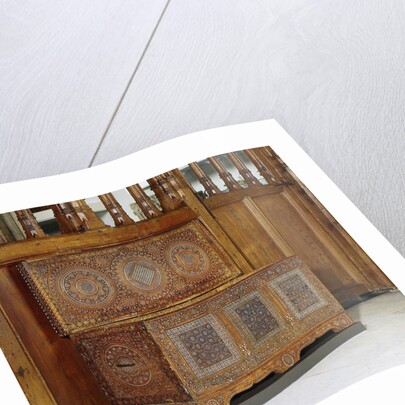 Chest in certosina technique, decorated with intarsia of ebony and ivory by Anonymous