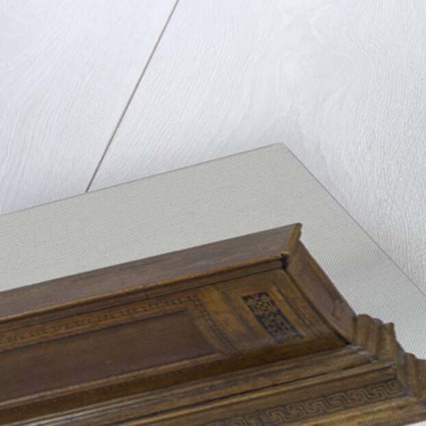 Bank of walnut with interior of poplar wood by Anonymous