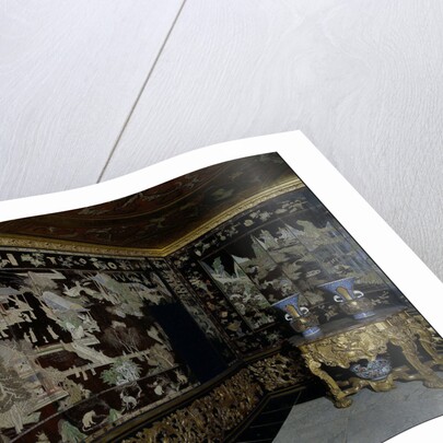 Woodwork in Chinese lacquer, from the palace of the Frisian town holders by Anonymous
