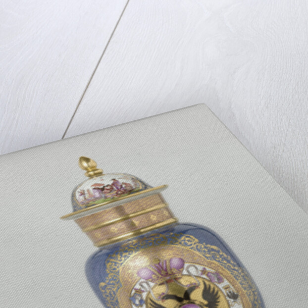 Lidded vase, Meissener Porzellan Manufaktur, 1727, Meissen Germany by Meissener Porzellan Manufaktur